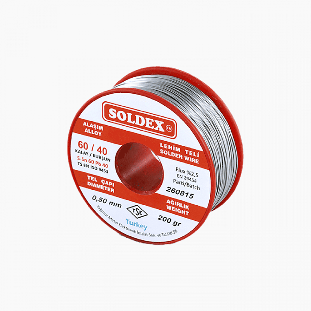0.50mm 200 gr Soldex Lehim Teli - 1
