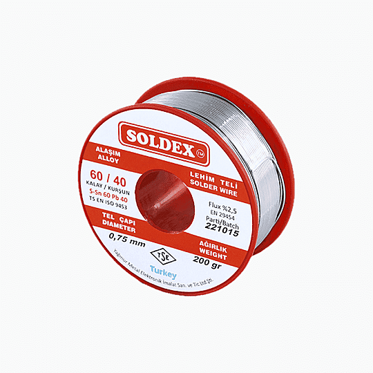 0.75mm 200 gr Soldex Lehim Teli