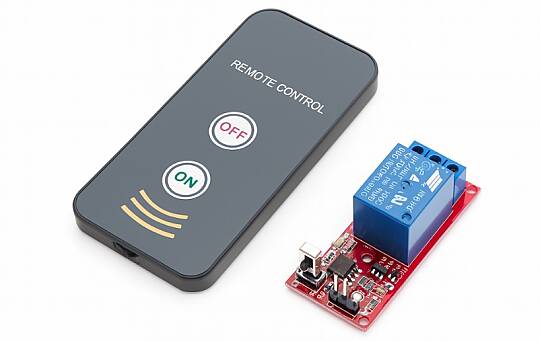 1 Kanal IR Kumandalı Röle Kartı - 5V (On/Off)