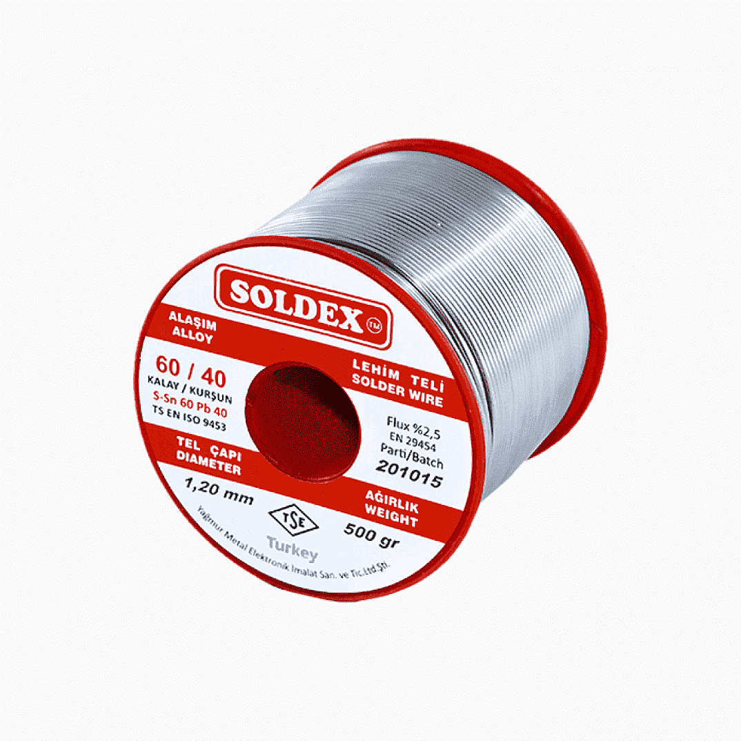 1.2mm 500 gr Soldex Lehim Teli - 1