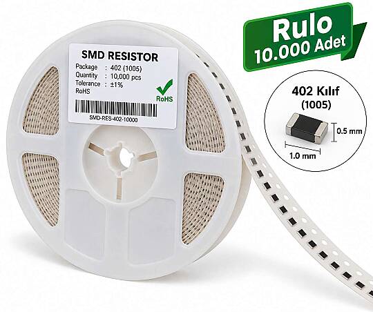1.8K 402 Kılıf Smd Direnç - Rulo