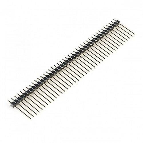 1x40 23mm Erkek Header 40 Pin 2.54mm 180 Derece