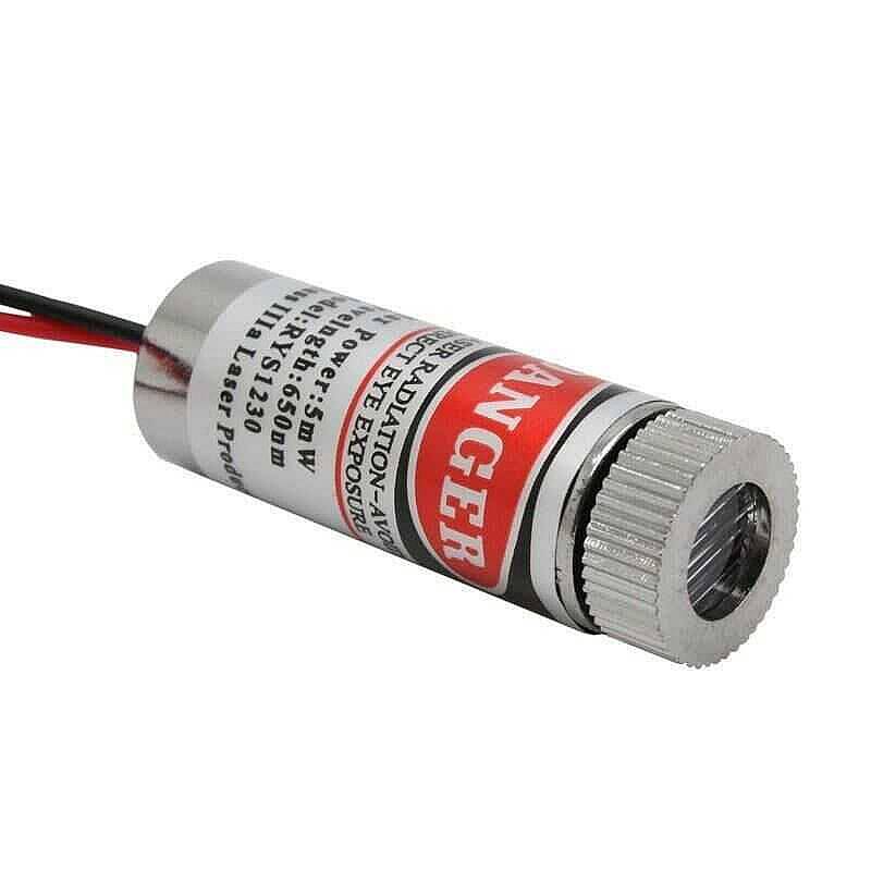 3-5V Line Laser Diode 5mW 650nm - rys1230 - 1