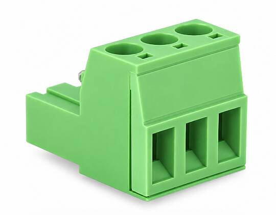 3 Pin 3.81mm Dişi Geçmeli Yeşil Klemens