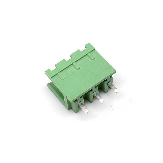 3 Pin 5.08mm 180° Erkek Geçmeli Yeşil Klemens