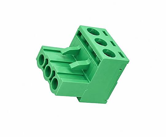 3 Pin 5.08mm Dişi Geçmeli Yeşil Klemens