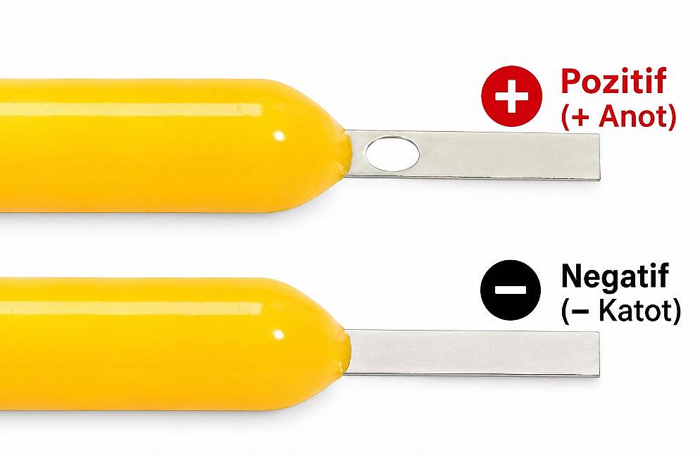 38mm Yeşil Led Işık Çubuğu – 12V 50mA – 10 Adet - 3