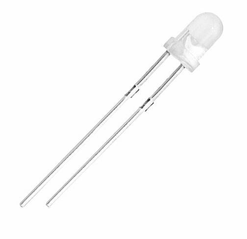 3mm Şeffaf Yeşil Led