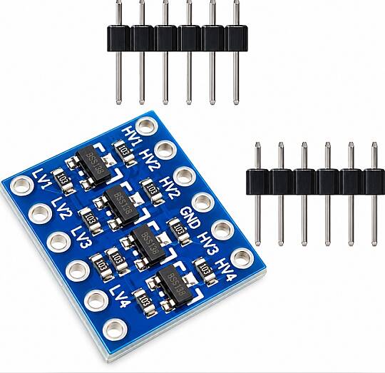 4 Kanal Lojik Gerilim Seviye Dönüştürücü 3.3V-5V (Logic Level)
