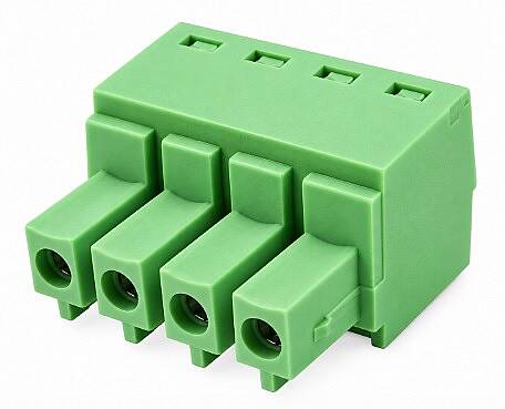 4 Pin 3.81mm Dişi Geçmeli Yeşil Klemens