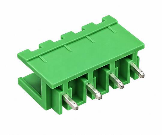4 Pin 5.08mm 180° Erkek Geçmeli Yeşil Klemens