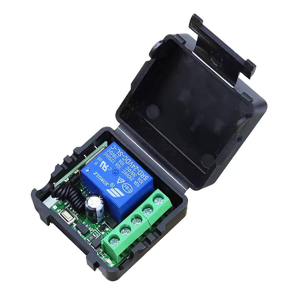 433 Mhz Tek Kanallı Alıcı Röle Modülü - 12V - 1