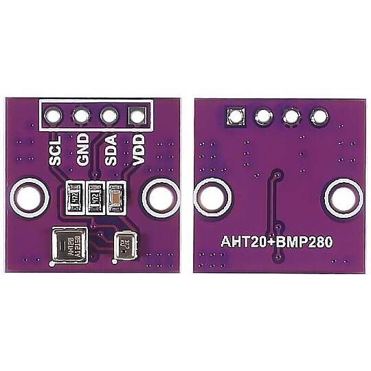 AHT20+BMP280 Yüksek Hassasiyetli Sıcaklık Nem Basınç Modülü - 2