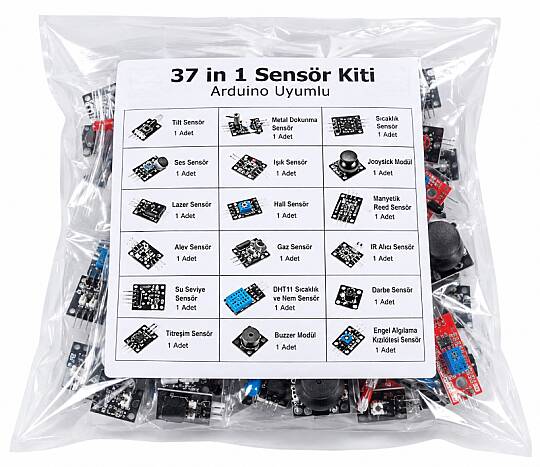 Arduino 37 Parça Sensör Seti - Kutusuz