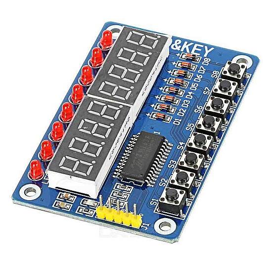 Arduino Uyumlu 7-Segment Gösterge ve Buton Kartı - 2