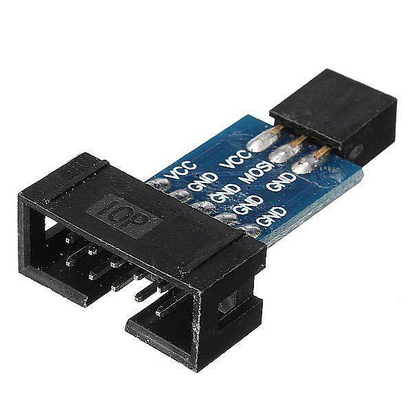 ATMEL AVRISP USBASP Programlayıcı için STK500 10 Pin i 6 Pin e Dönüştürücü Kartı - 1