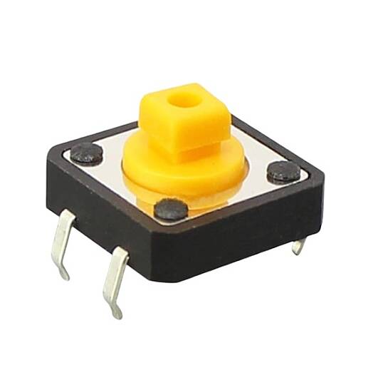 DB-204 12x12 7.3mm Tact Switch 12x12 7.3mm (Kapak Takılabilir)
