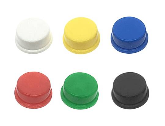DB-204A Tact Switch Kapağı 12x12 -Sarı