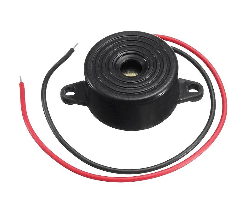 DB-221 Buzzer 12Volt DC 23mm Kablolu Devreli - 1