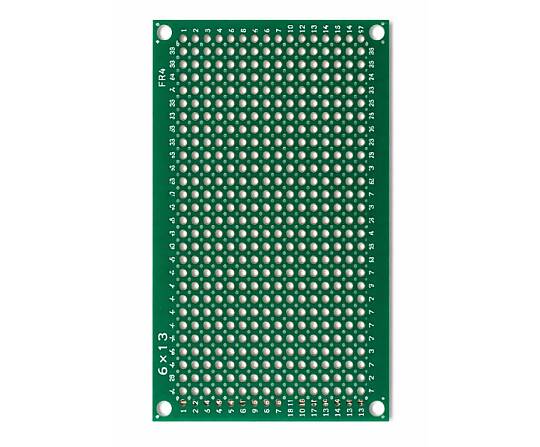 Delikli Pertinaks 830 Breadboard Uyumlu 60x130 mm