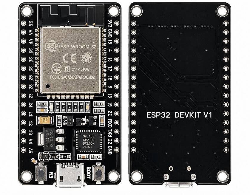 ESP-WROOM-32 ESP-32S Wifi ve Bluetooth Geliştirme Kartı (CP2102 – 30 Pin – Micro USB) - 1
