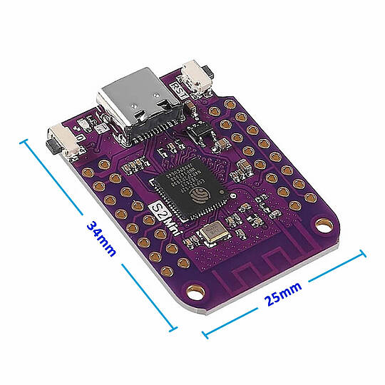 ESP32 S2 Mini V1.0 Wifi Geliştirme Kartı - 4