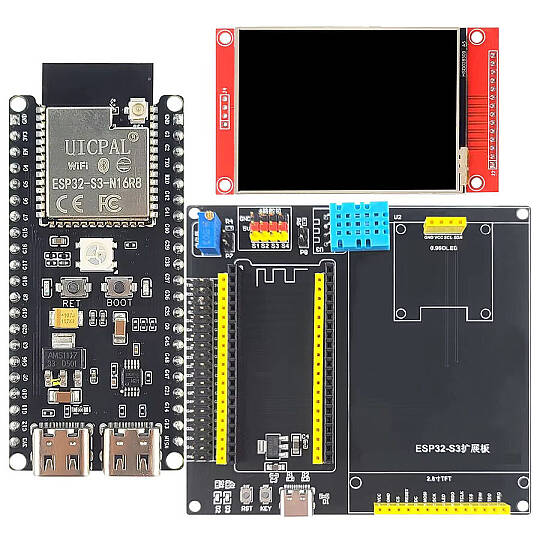 ESP32 S3 N16R8 2.8 Inch LCD'li Geliştirme Board