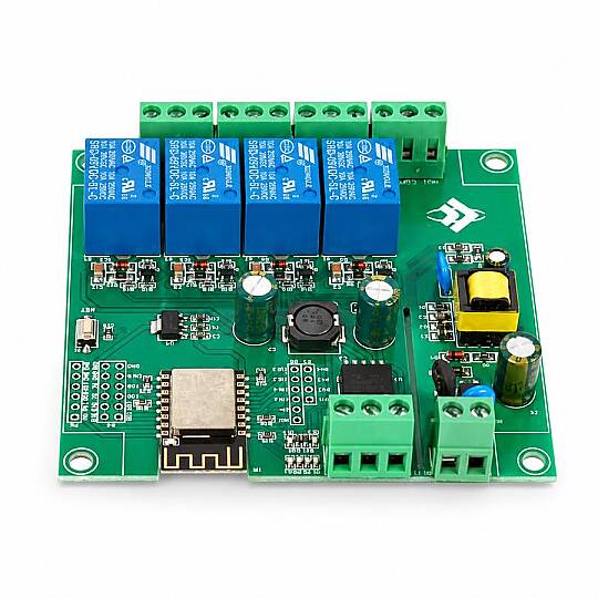 ESP8266 ESP-12F AC 90-250v / DC 7-30V 4 Kanal Wifi Röle Modülü