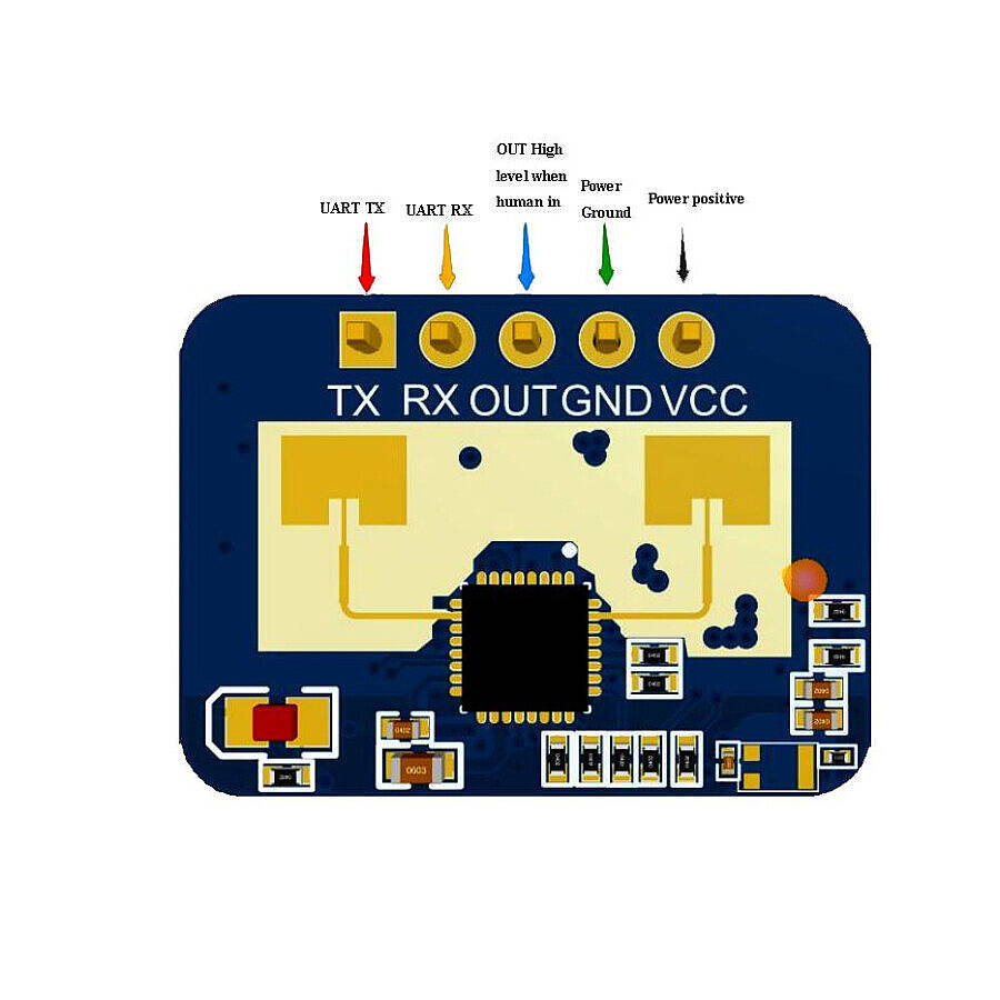 HLK-LD2410C 24Ghz Radar Hareket Algılama Sensörü Modülü - 3