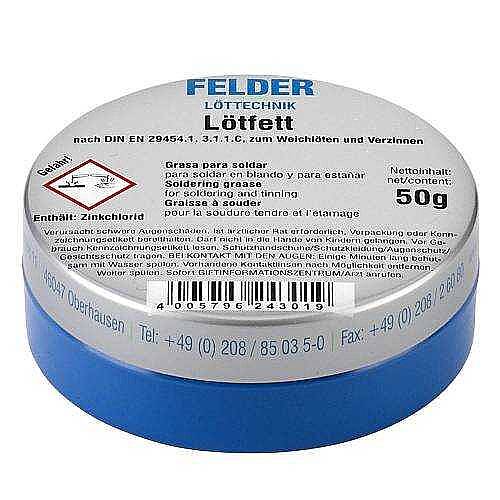 Lehim Pastası 50gr - Lötfett Felder