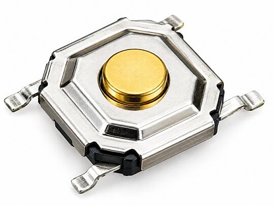 Tact Switch 4P Mini SMD Sarı